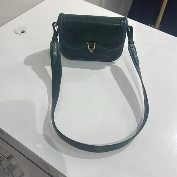 Claris Virot Jade Green Leather Manon Bag - Picture 5 of 6